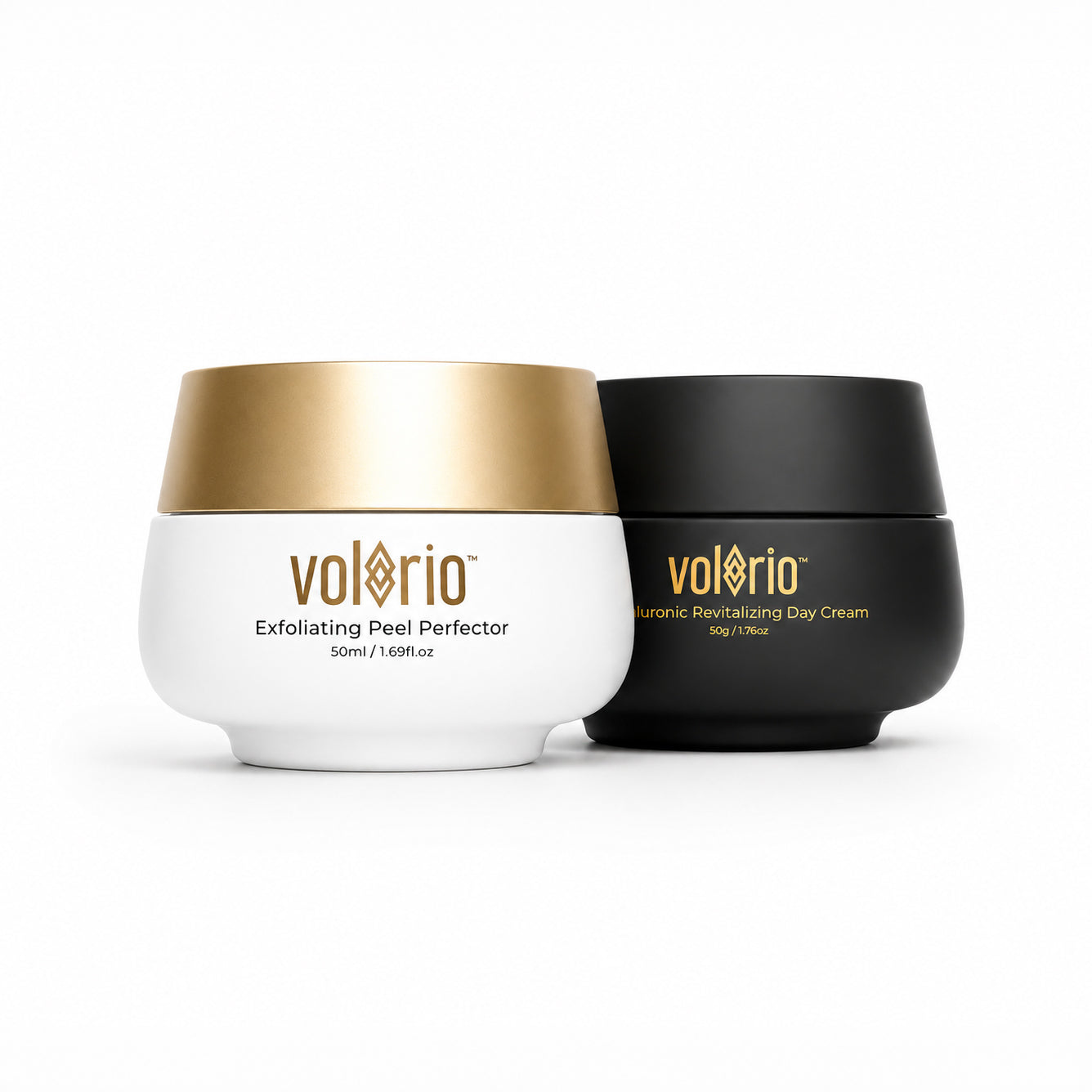 Hyaluronic Revitalizing Cream and  Exfoliating Peel Perfector