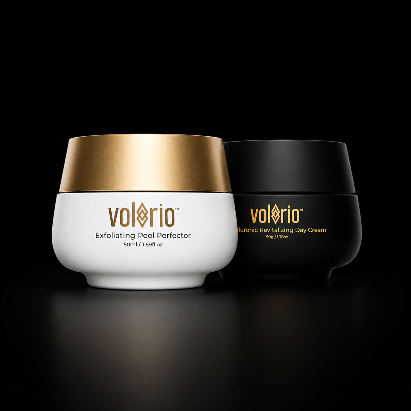Hyaluronic Revitalizing Cream and  Exfoliating Peel Perfector