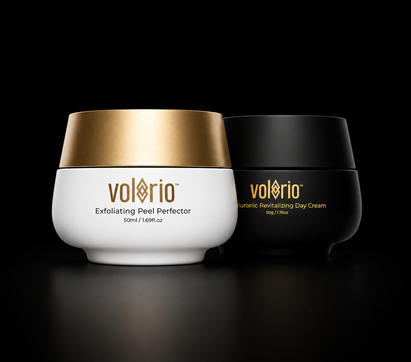 Hyaluronic Revitalizing Cream and  Exfoliating Peel Perfector